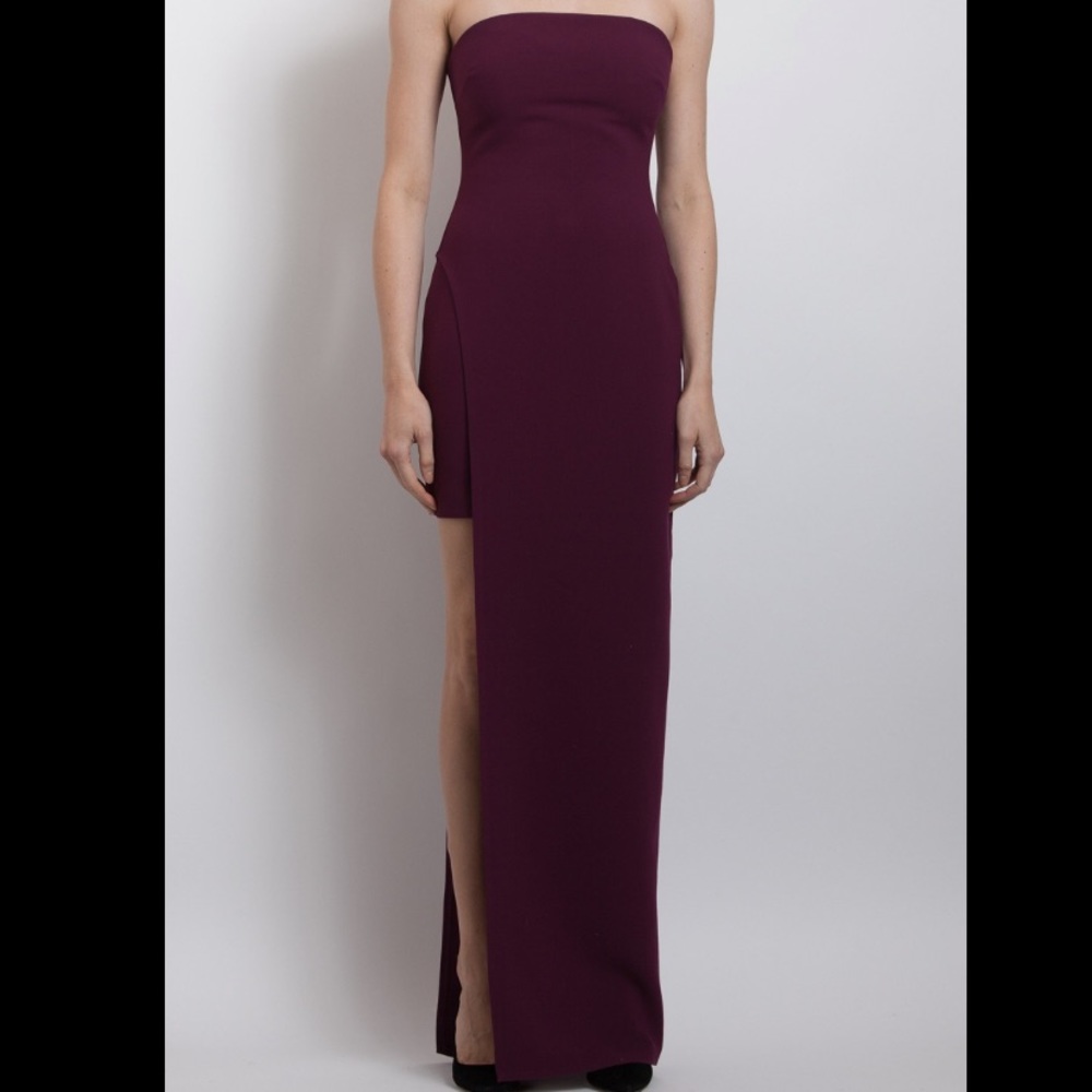 Likely “Demeyer Dress” in plum